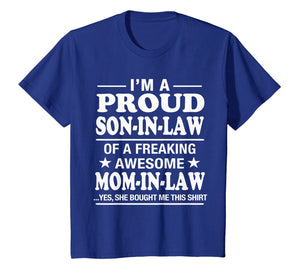 Funny shirts V-neck Tank top Hoodie sweatshirt usa uk au ca gifts for Proud Son In Law Of Awesome Mom In Law T-Shirt 1863636