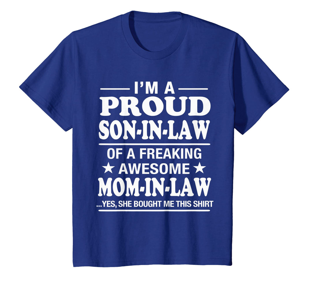 Funny shirts V-neck Tank top Hoodie sweatshirt usa uk au ca gifts for Proud Son In Law Of Awesome Mom In Law T-Shirt 1863636