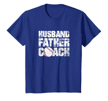 Load image into Gallery viewer, Husband Father Coach: Softball Baseball Dad Gift T-Shirt
