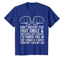Load image into Gallery viewer, Funny shirts V-neck Tank top Hoodie sweatshirt usa uk au ca gifts for Job Makes Me Want To Throat Punch Coworkers Funny T-Shirt 536794
