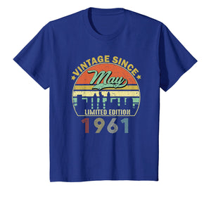 Funny shirts V-neck Tank top Hoodie sweatshirt usa uk au ca gifts for Vintage Since May 1961 58th Birthday T Shirt Men Women 1049462