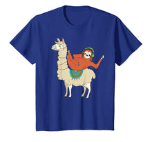 Load image into Gallery viewer, Funny shirts V-neck Tank top Hoodie sweatshirt usa uk au ca gifts for Funny Sloth riding llama T-shirt for men woman kid 5 colors 3056777
