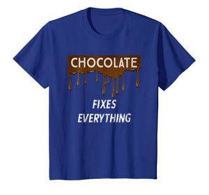 Funny shirts V-neck Tank top Hoodie sweatshirt usa uk au ca gifts for CHOCOLATE FIXES EVERYTHING - Chocolate Lovers T-Shirt 1508337