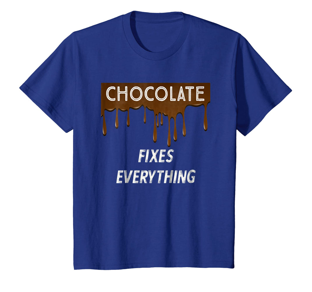 Funny shirts V-neck Tank top Hoodie sweatshirt usa uk au ca gifts for CHOCOLATE FIXES EVERYTHING - Chocolate Lovers T-Shirt 1508337