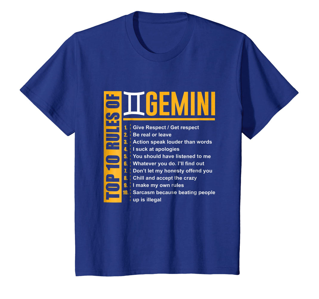 Top 10 Rules Of Gemini Birthday Gifts T-Shirt