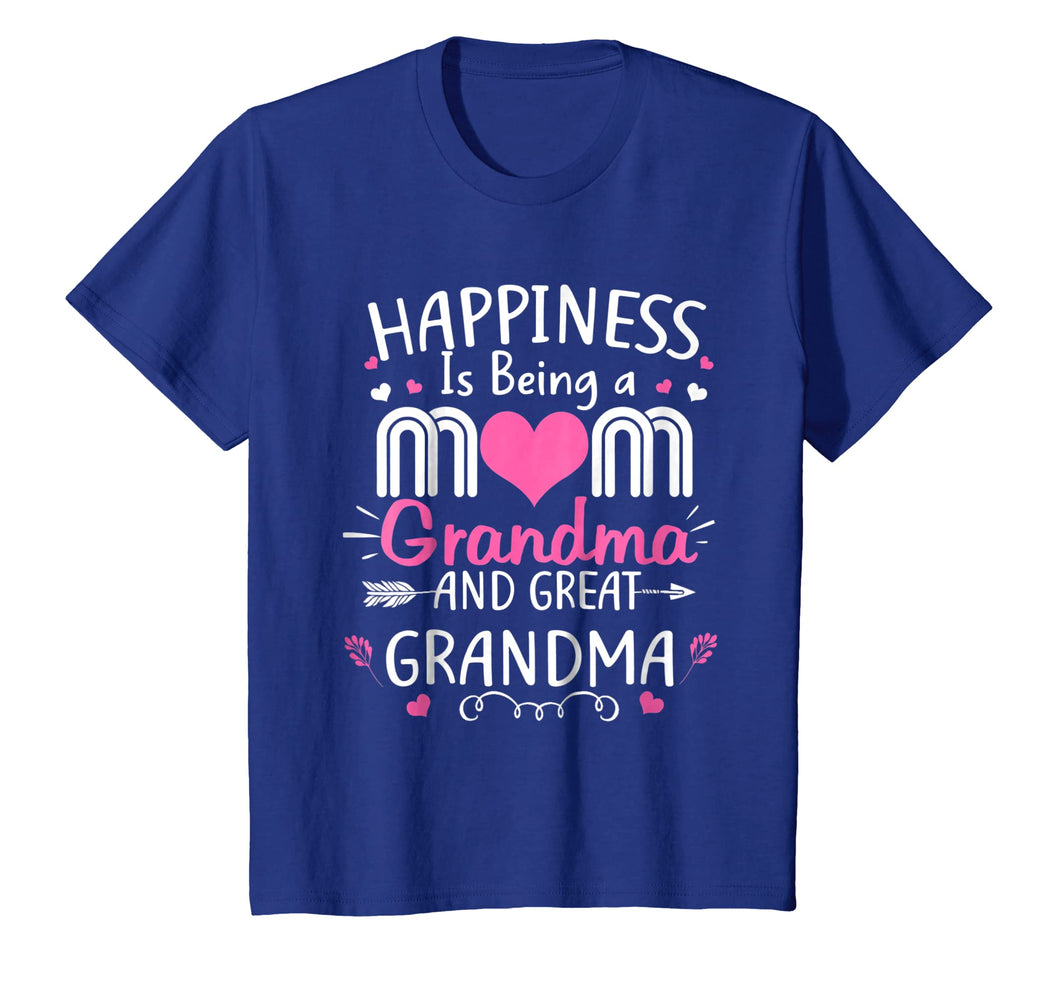 Funny shirts V-neck Tank top Hoodie sweatshirt usa uk au ca gifts for Happiness Is Being A Mom Great Grandma T shirt Women Mother 703124