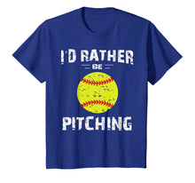 Load image into Gallery viewer, Softball Shirts For Girls Pitcher, I&#39;d Rather Be Pitching
