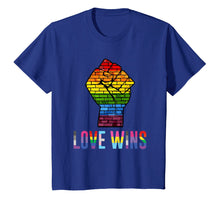 Load image into Gallery viewer, Funny shirts V-neck Tank top Hoodie sweatshirt usa uk au ca gifts for Love Wins Raised Fist T Shirt LGBT Gay Pride Awareness Month 151694

