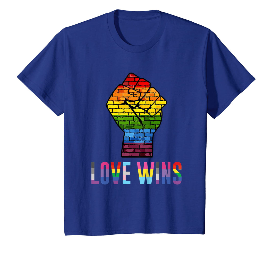 Funny shirts V-neck Tank top Hoodie sweatshirt usa uk au ca gifts for Love Wins Raised Fist T Shirt LGBT Gay Pride Awareness Month 151694
