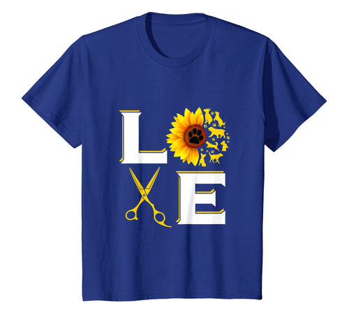Funny shirts V-neck Tank top Hoodie sweatshirt usa uk au ca gifts for DOG Pet Grooming T Shirt I Love My Sunflower Dog Gifts Tees 271862