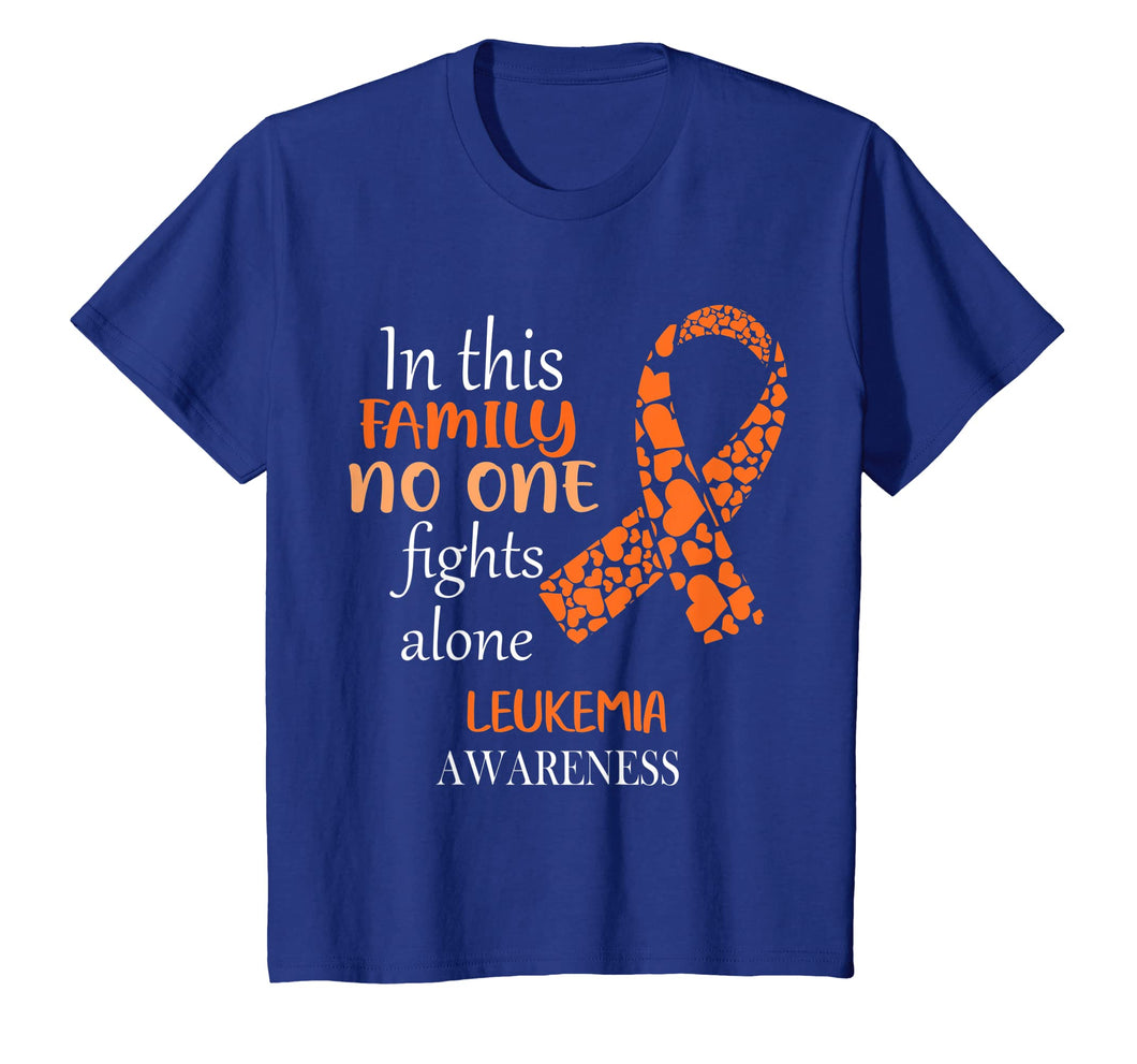 Funny shirts V-neck Tank top Hoodie sweatshirt usa uk au ca gifts for In This Family No One Fights Leukemia Alone Shirt 2104327
