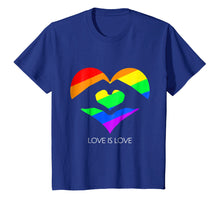 Load image into Gallery viewer, Funny shirts V-neck Tank top Hoodie sweatshirt usa uk au ca gifts for Love Is Love LGBT Hands Love Heart T-Shirt 1960099
