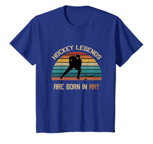 Load image into Gallery viewer, Funny shirts V-neck Tank top Hoodie sweatshirt usa uk au ca gifts for Hockey Legends are born in May vintage Ice Hockey T-shirt 852224
