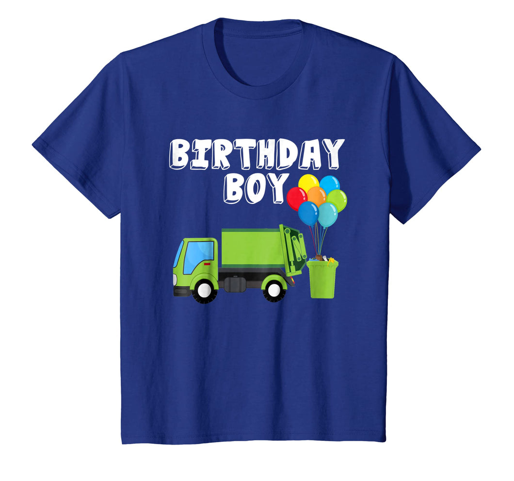 Garbage Truck Birthday Boy Balloons Birthday Party T-Shirt