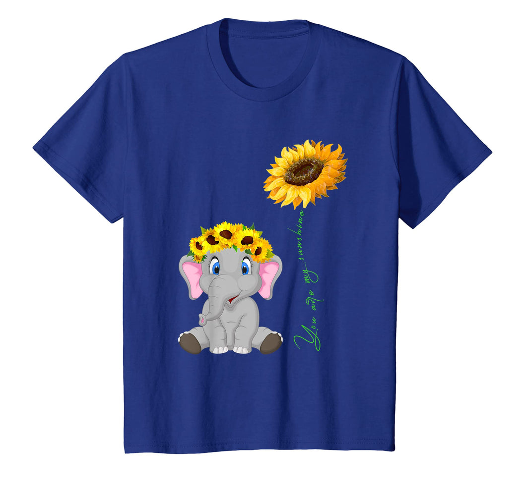 Funny shirts V-neck Tank top Hoodie sweatshirt usa uk au ca gifts for You Are My Sunshine Hippie Sunflower Elephant Shirt 2153332