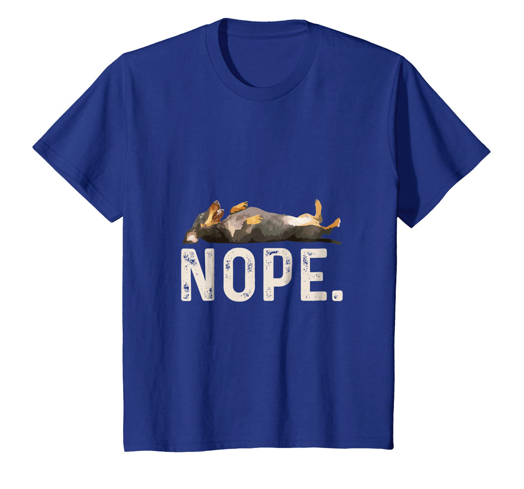 Funny shirts V-neck Tank top Hoodie sweatshirt usa uk au ca gifts for Nope Lazy Dachshund T-Shirt 264535