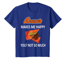 Load image into Gallery viewer, Funny shirts V-neck Tank top Hoodie sweatshirt usa uk au ca gifts for Reese&#39;s Makes Me Happy You No So Much T-Shirt 163257
