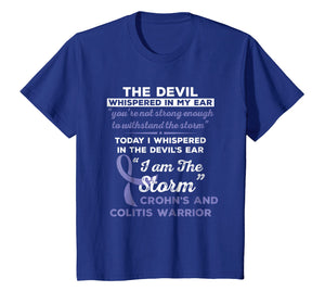 Funny shirts V-neck Tank top Hoodie sweatshirt usa uk au ca gifts for I Am the Storm Crohn's and Colitis Warrior T-Shirt 1688392