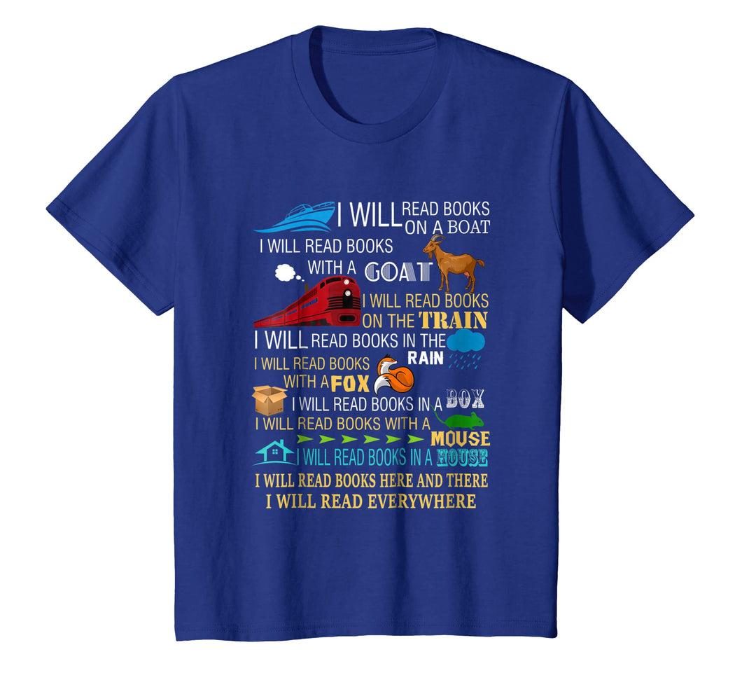 Funny shirts V-neck Tank top Hoodie sweatshirt usa uk au ca gifts for I will read books on a boat & everywhere reading t-shirt 2669155
