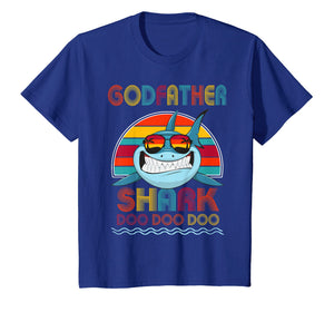 Funny shirts V-neck Tank top Hoodie sweatshirt usa uk au ca gifts for Retro Vintage Godfather Shark Tshirt Funny Gifts Family 1946408