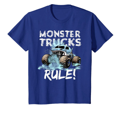 Funny shirts V-neck Tank top Hoodie sweatshirt usa uk au ca gifts for Monster Trucks Rule Shirt for Boys 224050