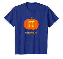 Load image into Gallery viewer, Pumpkin Pi Halloween math geek design T-Shirt
