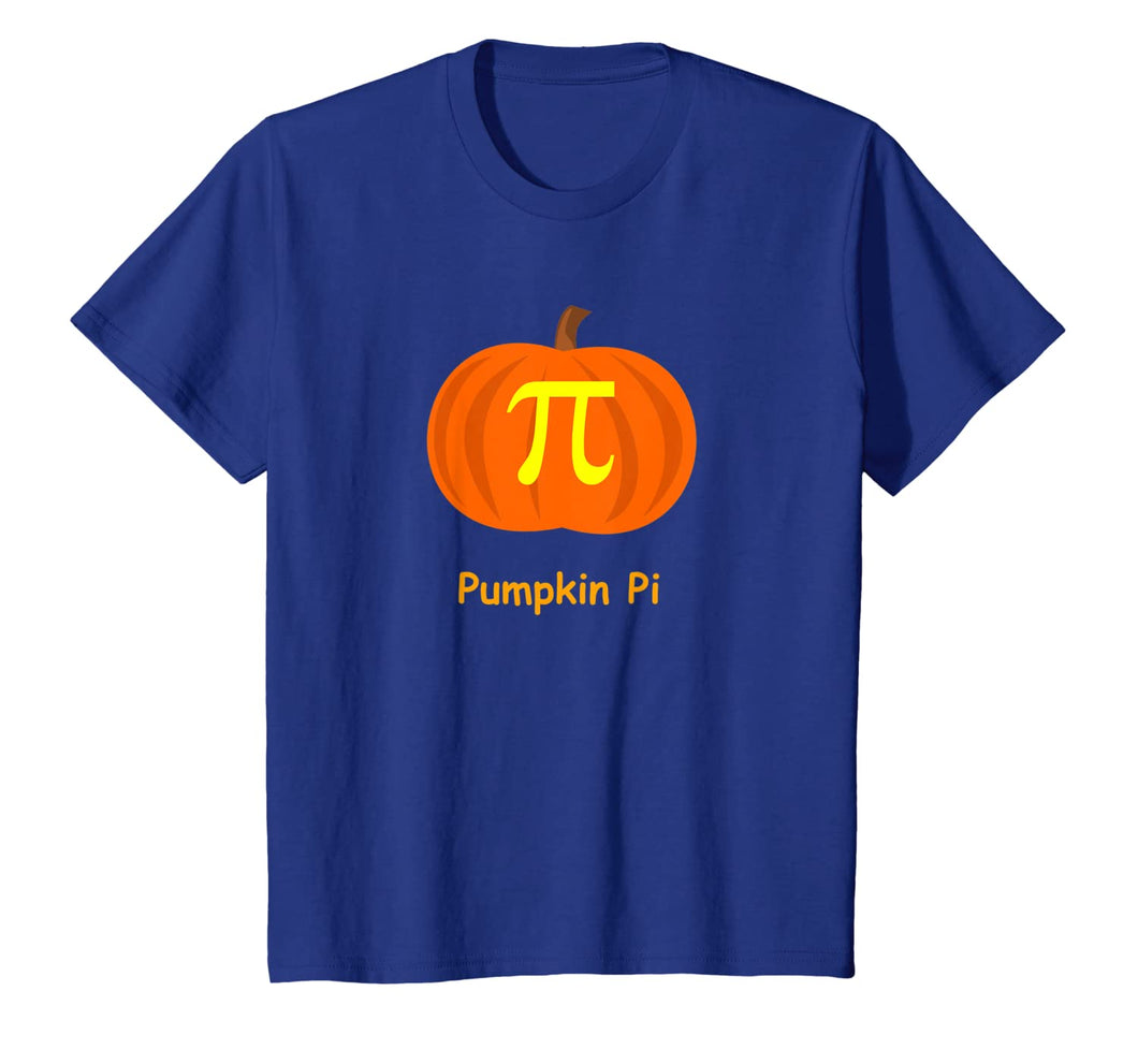 Pumpkin Pi Halloween math geek design T-Shirt