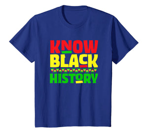 Know Black History Month Afro-American Student Teacher T-Shirt-5906963