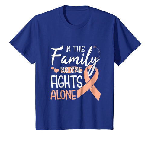 In this family no one fights alone Uterine Cancer tshirt-271577