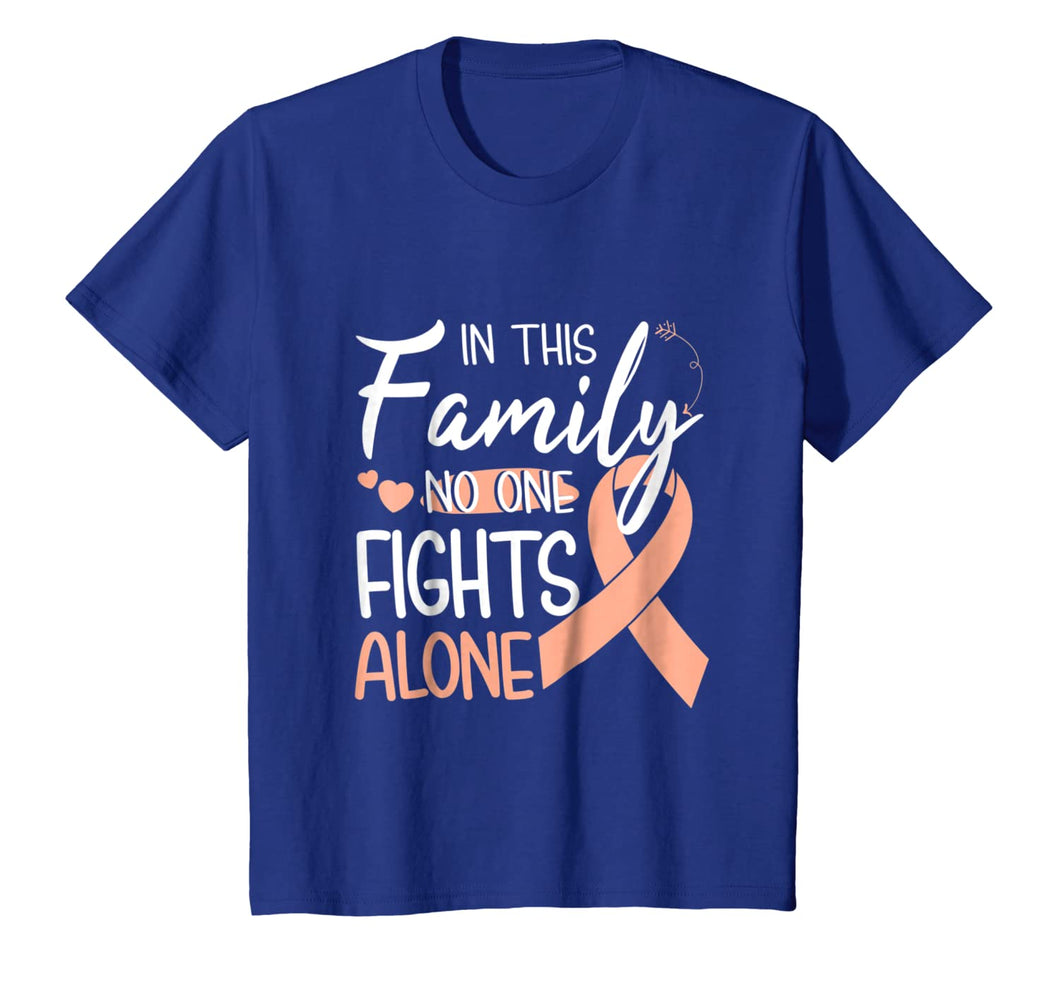 In this family no one fights alone Uterine Cancer tshirt-271577