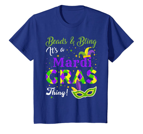 Beads and Bling It's A Mardi Gras Thing Gifts T-Shirt-1048488