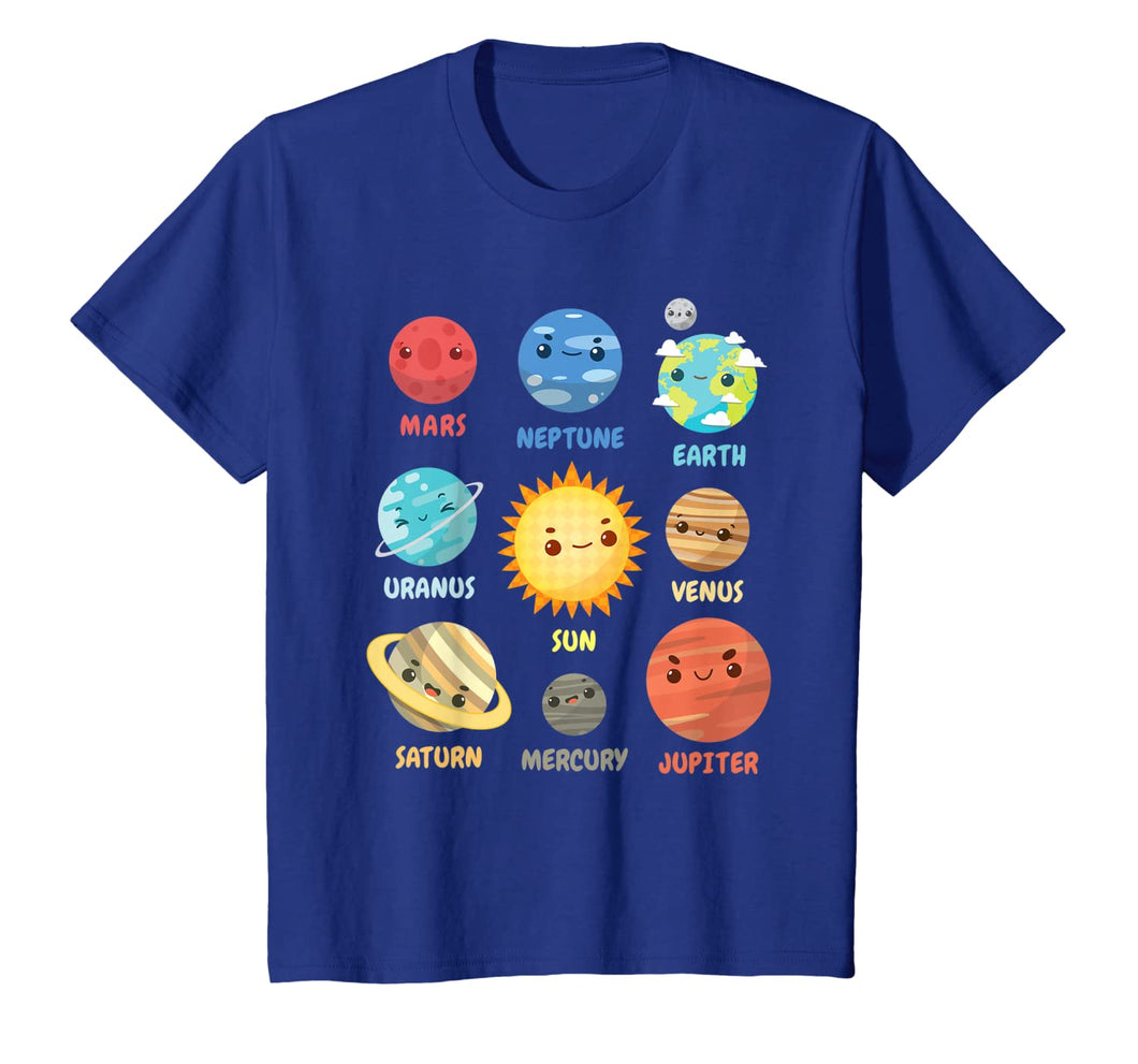 Kids Solar System Planets T-Shirt Gift For Space Geeks 238625