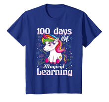 Load image into Gallery viewer, 100th Day of School Unicorn T Shirt Girls 100 Days of School T-Shirt-872386
