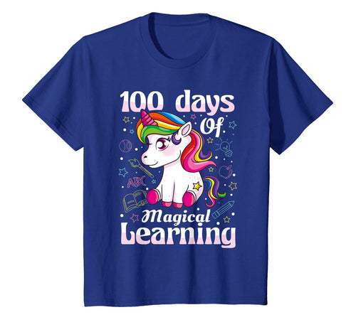 100th Day of School Unicorn T Shirt Girls 100 Days of School T-Shirt-872386