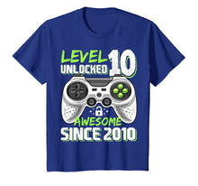 Load image into Gallery viewer, Level 10 Unlocked Awesome 2010 Video Game 10th Birthday Gift T-Shirt-100265
