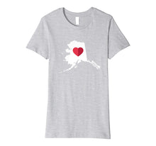 Load image into Gallery viewer, Funny shirts V-neck Tank top Hoodie sweatshirt usa uk au ca gifts for I Love Alaska AK Funny Cute State Pride Heart Gift T Shirt 2101870
