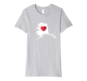 Funny shirts V-neck Tank top Hoodie sweatshirt usa uk au ca gifts for I Love Alaska AK Funny Cute State Pride Heart Gift T Shirt 2101870