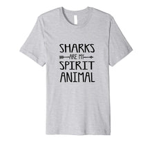Load image into Gallery viewer, Funny shirts V-neck Tank top Hoodie sweatshirt usa uk au ca gifts for Sharks Are My Spirit Animal Shirt Cute Shark Gifts For Teens 2023454
