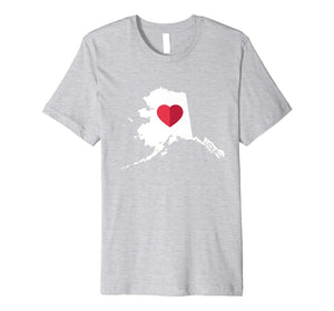 Funny shirts V-neck Tank top Hoodie sweatshirt usa uk au ca gifts for I Love Alaska AK Funny Cute State Pride Heart Gift T Shirt 2079266
