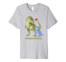 Load image into Gallery viewer, Funny shirts V-neck Tank top Hoodie sweatshirt usa uk au ca gifts for GrandpaSaurus T-Rex &amp; Baby Boy Dinosaur T-shirt 1350953
