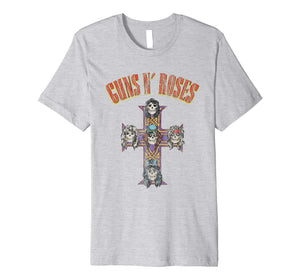 Funny shirts V-neck Tank top Hoodie sweatshirt usa uk au ca gifts for Guns N' Roses Cross Arch T-Shirt 1333181