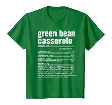 Load image into Gallery viewer, Thanksgiving Green Bean Casserole Nutritional Facts T-Shirt
