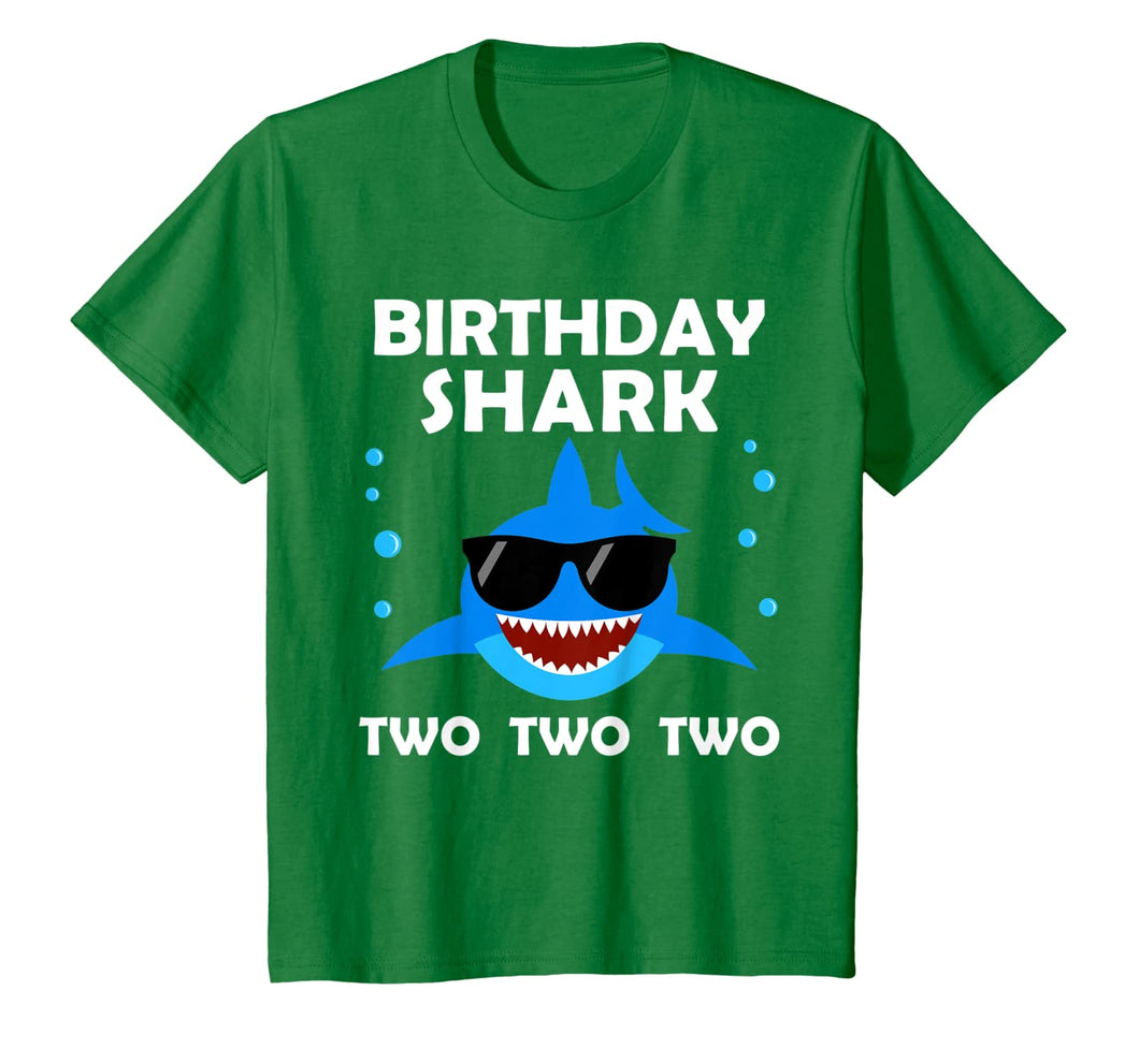 Kids 2nd Birthday Boy Shark Two Matching Party Gifts for Kids T-Shirt 52293