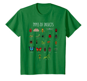Funny shirts V-neck Tank top Hoodie sweatshirt usa uk au ca gifts for Kids Bug Shirt - Bug Identification Types Of Insects Tee 2983263