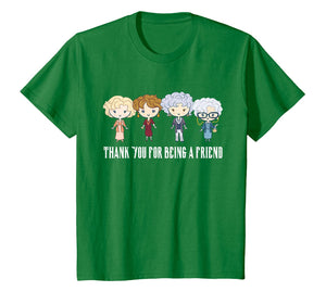 Thank You For-Being A Golden Friend Girls Christmas T-Shirt T-Shirt 194834
