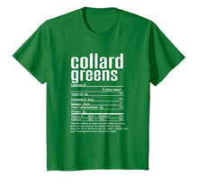 Load image into Gallery viewer, Thanksgiving Collard Greens Nutritional Facts T-Shirt
