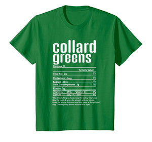Thanksgiving Collard Greens Nutritional Facts T-Shirt