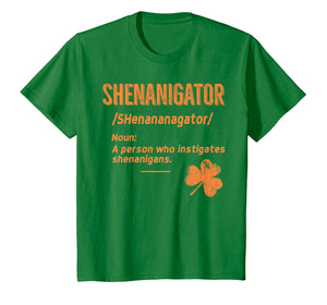 Shenanigans Tee, Funny Shenanigator Saint Patricks TShirt