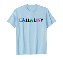 Load image into Gallery viewer, EQUALITY Equal Rights LGBTQ Ally Unity Pride Feminist TShirt274100
