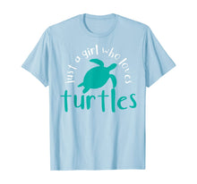 Load image into Gallery viewer, Turtle For Girls Who Love Turtles Gift Diving Ocean Present T-Shirt
